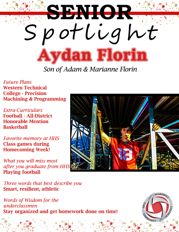 Senior Spotlight - Aydan Florin